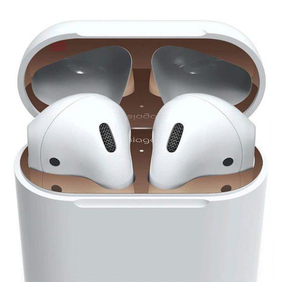 برچسب محافظ سطح داخلی کیس شارژ ایرپاد 2 برند الاگو مدل AirPods Dust Guard Dust Guard For Airpods 2nd Generation Wireless Charging Case